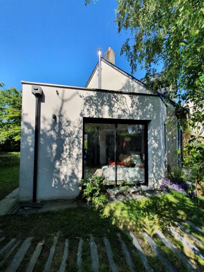 Extension de maison - aménagements paysagers