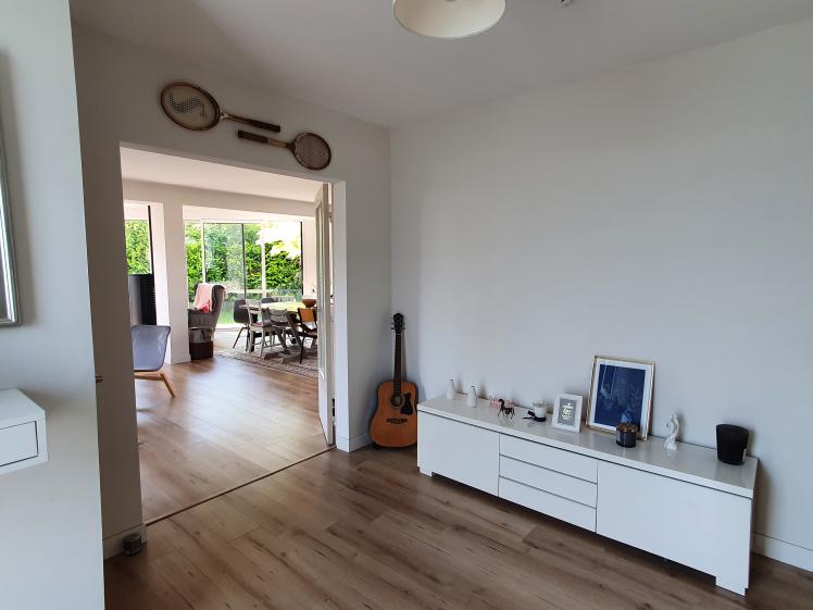 Extension de maison - ouverture avec l'entrée
