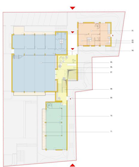 Plan d'étage courant 