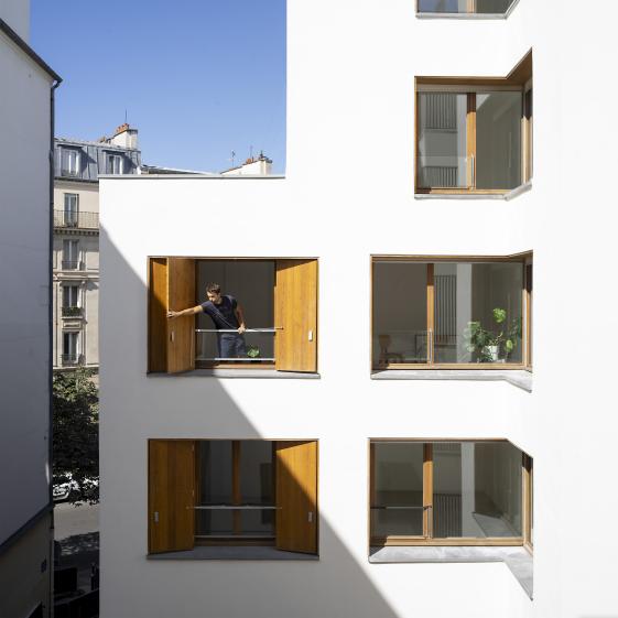 Détail de façade - Photo : Javier Callejas
