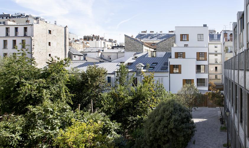 Photo depuis le passage Brûlon - Photo : Javier Callejas