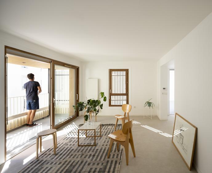 Photo d'un logement de type T4- Photo : Javier Callejas