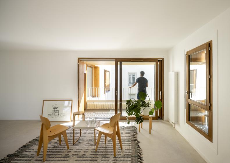 Photo d'un logement de type T4- Photo : Javier Callejas