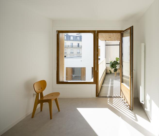 Photo d'un logement de type T4- Photo : Javier Callejas
