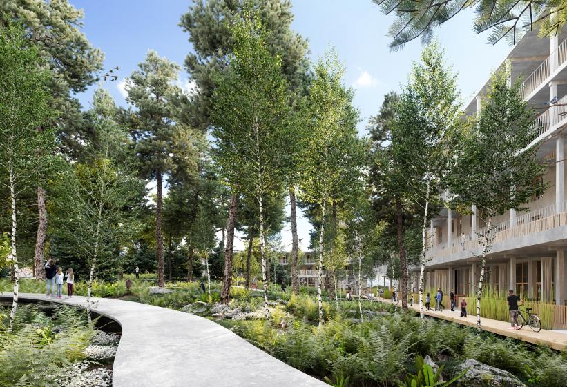 Perspective : Architectures Raphaël Gabrion + AAVP + OS architectes