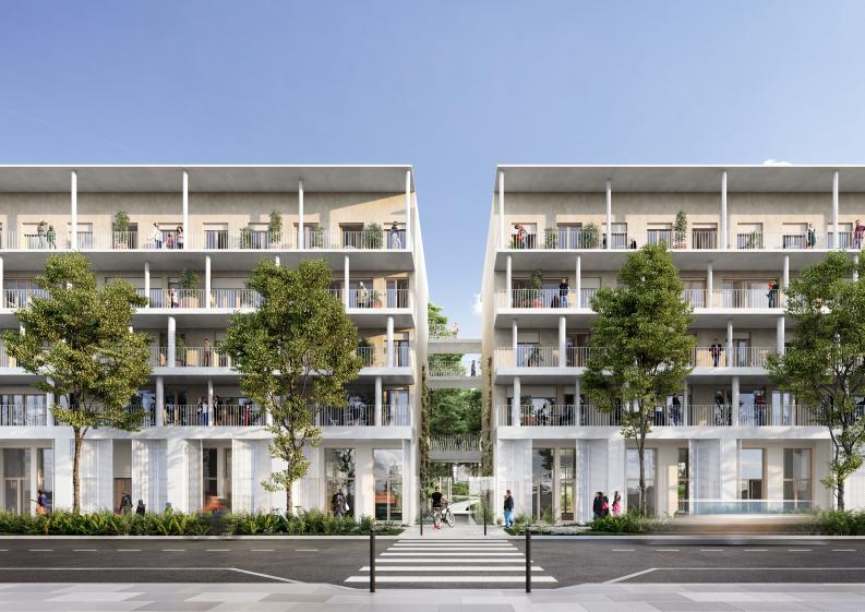 Perspective : Architectures Raphaël Gabrion + AAVP + OS architectes