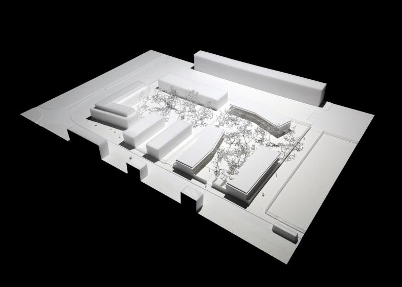 Photo de maquette 1/500e _ Maquette : Architectures Raphaël Gabrion