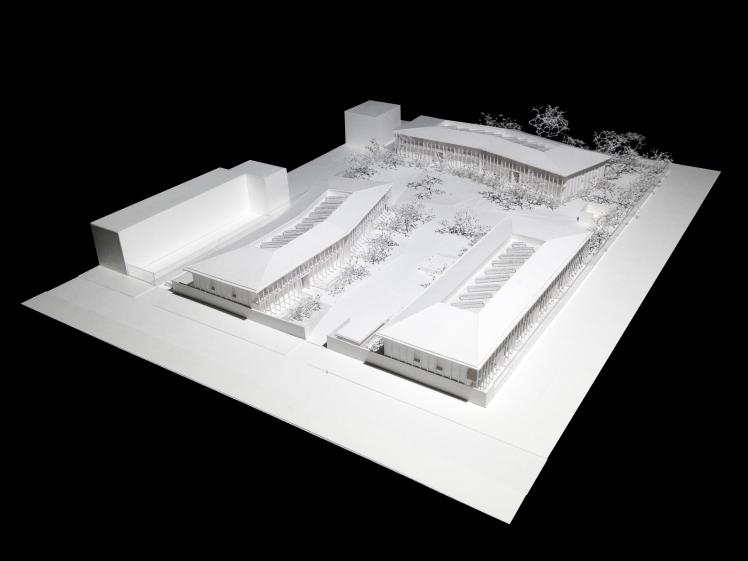 Photo de maquette 1/200e _ Maquette : Architectures Raphaël Gabrion