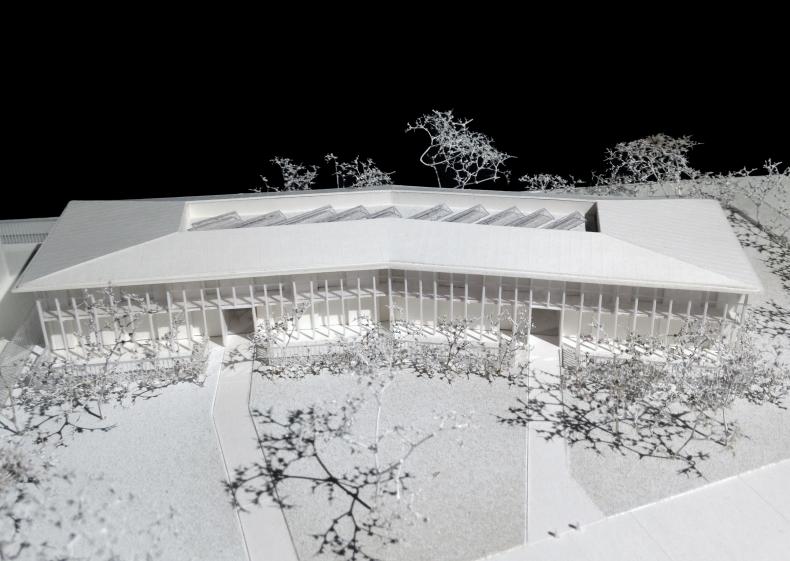 Photo de maquette 1/200e _ Maquette : Architectures Raphaël Gabrion