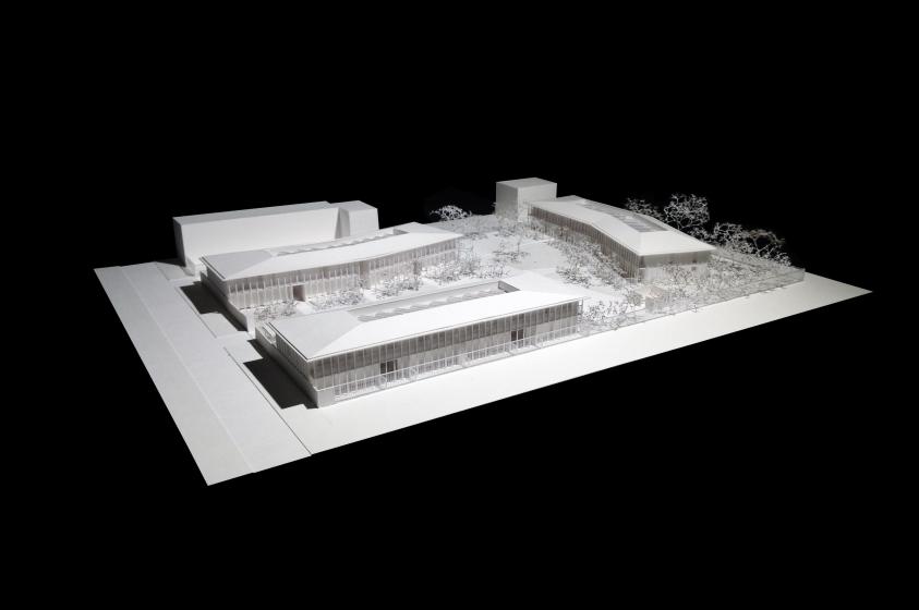 Photo de maquette 1/200e _ Maquette : Architectures Raphaël Gabrion