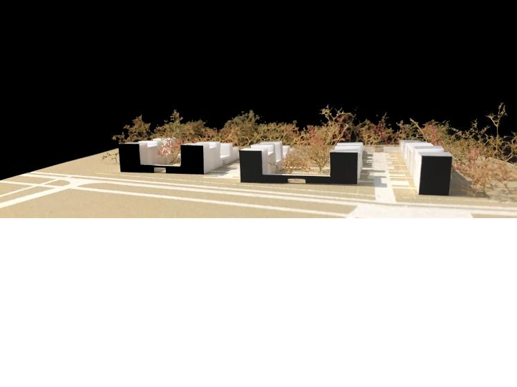 Maquette 1/500e_ Maquette : Architectures Raphaël Gabrion