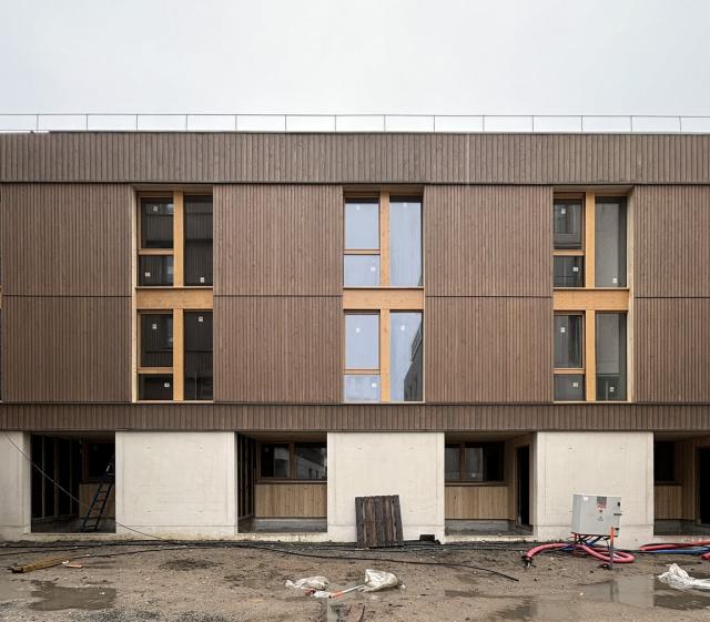 Détail de façade_ Photo Architectures Raphaël Gabrion