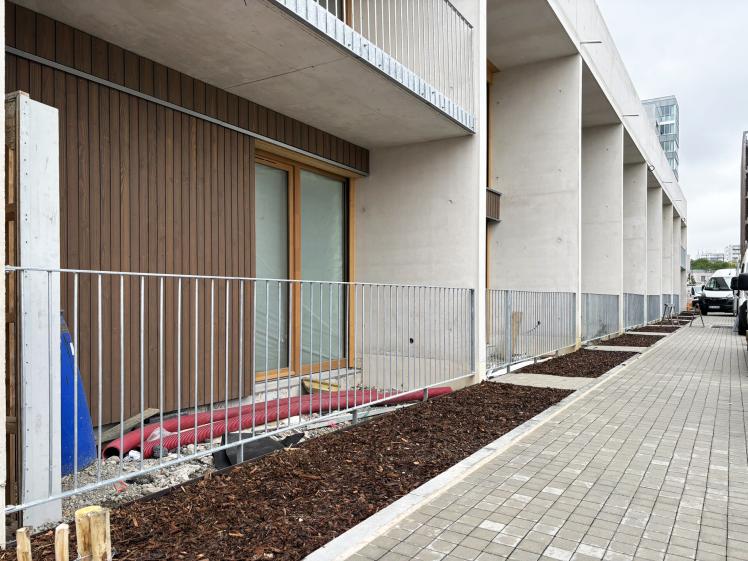 Détail de façade_ Photo Architectures Raphaël Gabrion