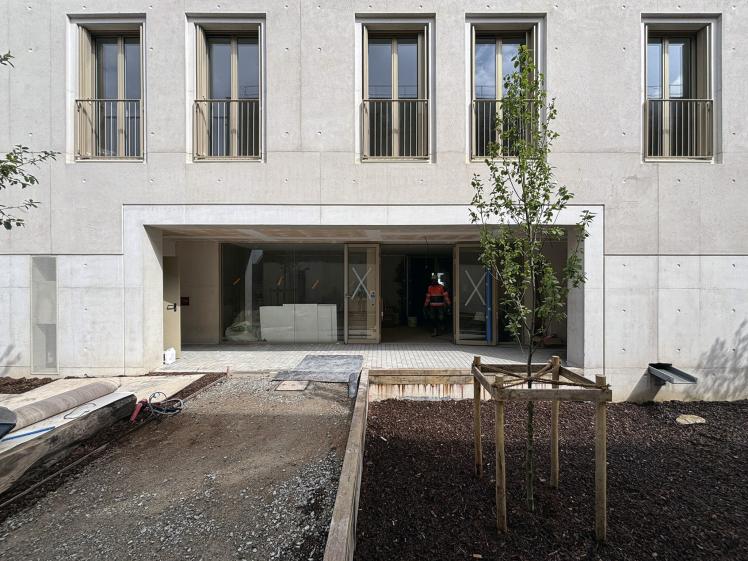 Photo depuis le coeur d'ilot_ Photo Architectures Raphaël Gabrion