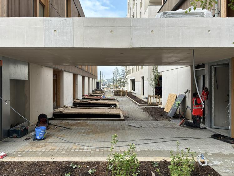 Détail de façade_ Photo Architectures Raphaël Gabrion