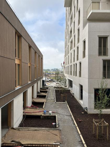 Photo depuis le coeur d'Ilot_ Photo Architectures Raphaël Gabrion