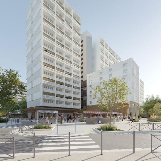 299 logts réhabilités + équipement + activité – Les Aubiers, Bordeaux (33)