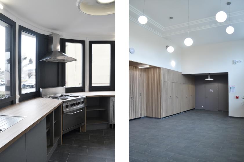 Cuisine et hall