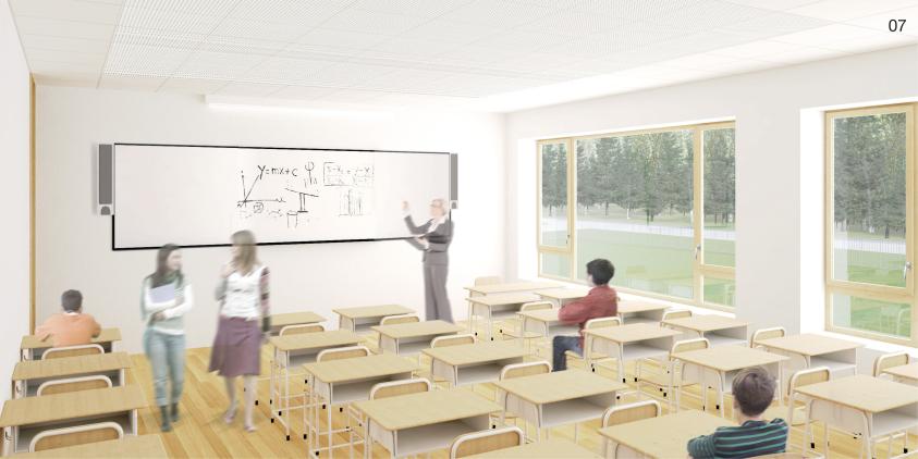 perpsective salle de classe