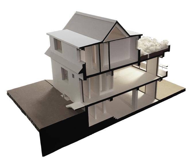 MAQUETTE HABITATION B03 SCEAUX