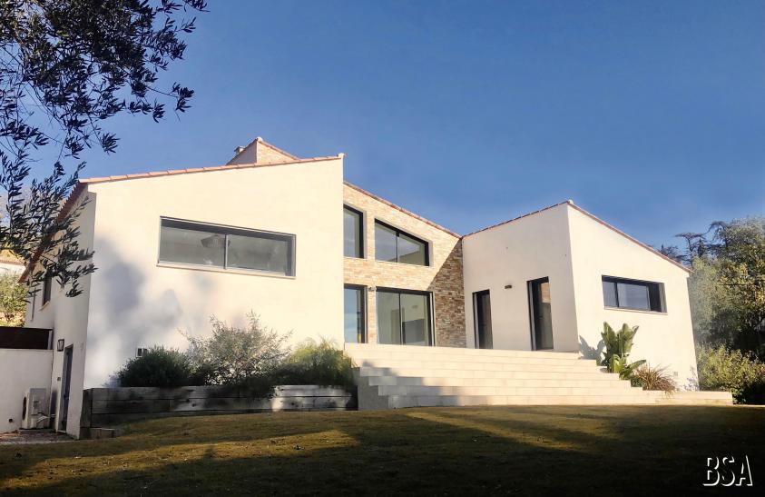 Photographie de la villa réalisée