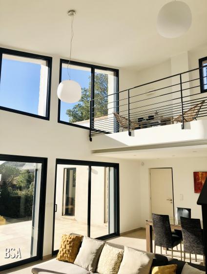 Photographie de la villa réalisée