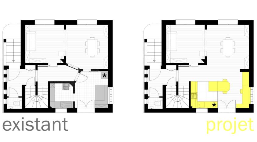 Plan Existant/Projet