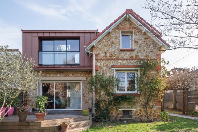 Façade Ouest sur jardin