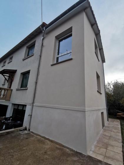 extension par surélévation du garage