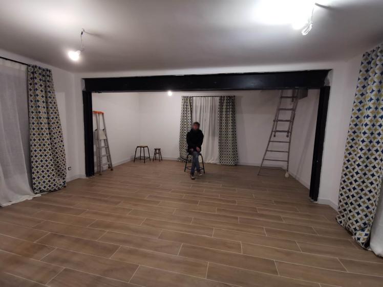 agrandissement du séjour avec IPN dans mur porteur