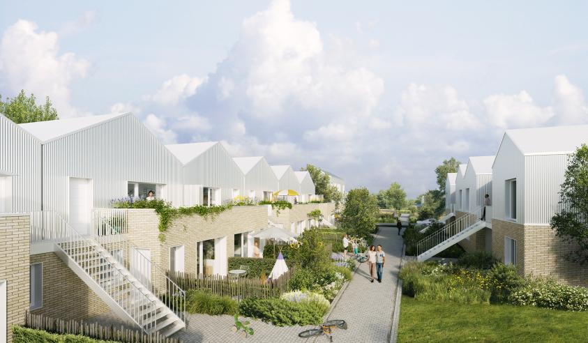 perspective concours, vue venelle