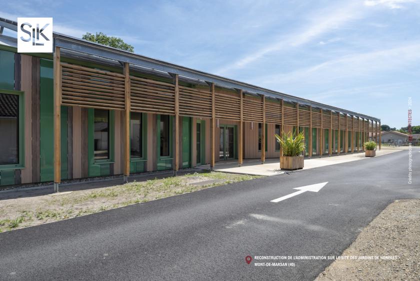Reconstruction de l'administration sur le site des Jardins de Nonères à Mont-de-Marsan (40)