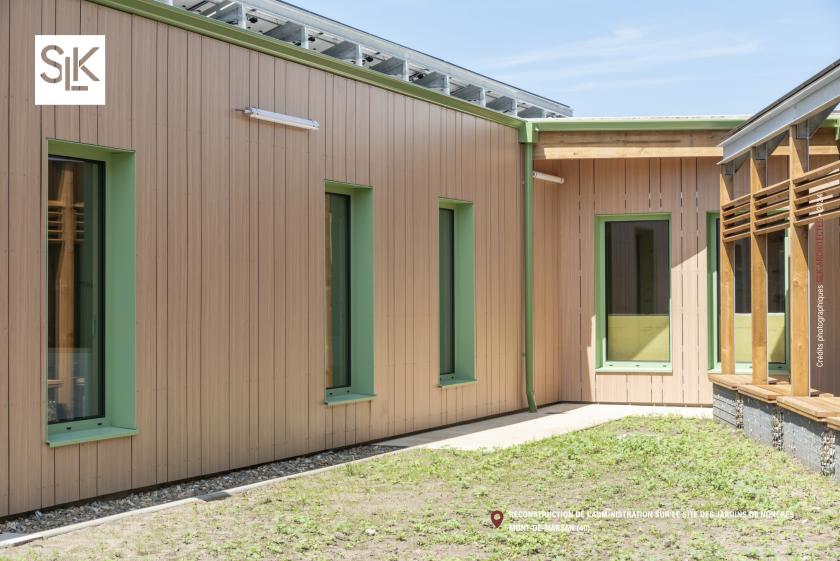 Reconstruction de l'administration sur le site des Jardins de Nonères à Mont-de-Marsan (40)