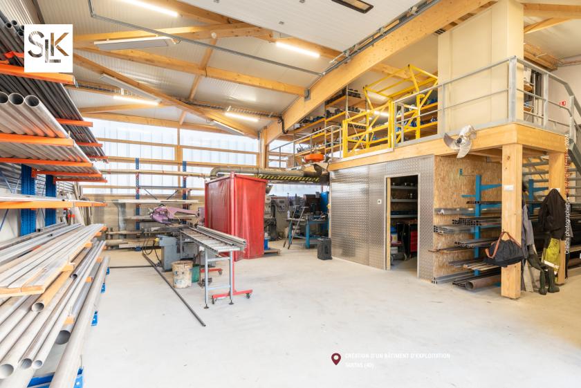 Création d'un bâtiment d'exploitation à Tartas (40)