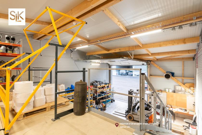 Création d'un bâtiment d'exploitation à Tartas (40)