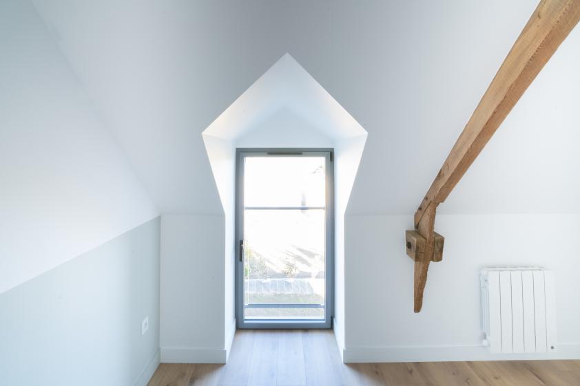 Vue de la lucarne