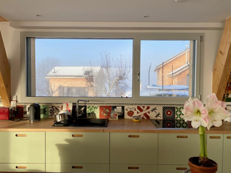 Vue d'intérieur côté cuisine