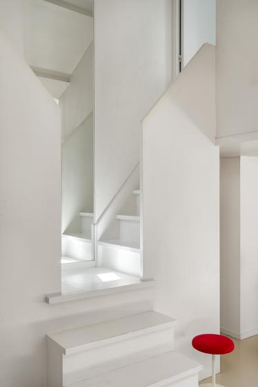 Détail escalier des chambres