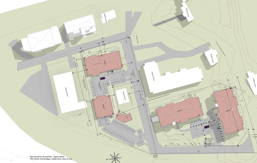 Insertion urbanistique d'habitats collectifs dans un quartier