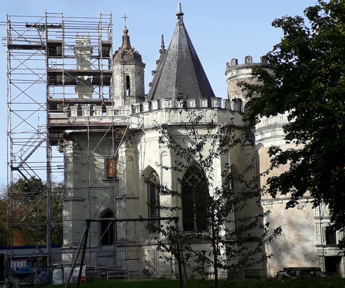 Vue générale en cours de chantier