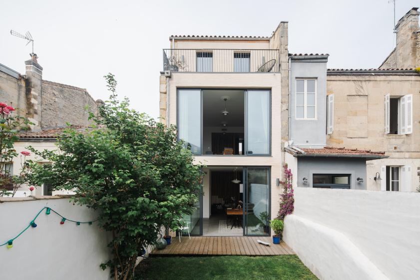 Extension depuis jardin