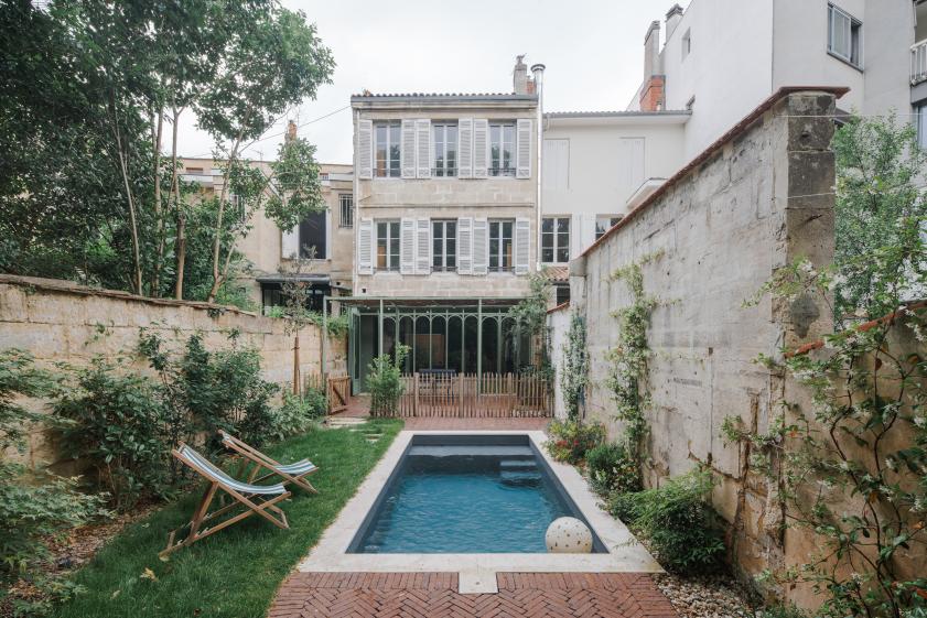 Vue depuis jardin