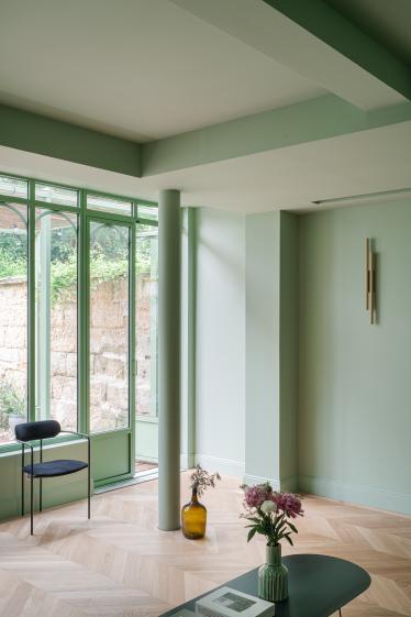 Détail extension salon