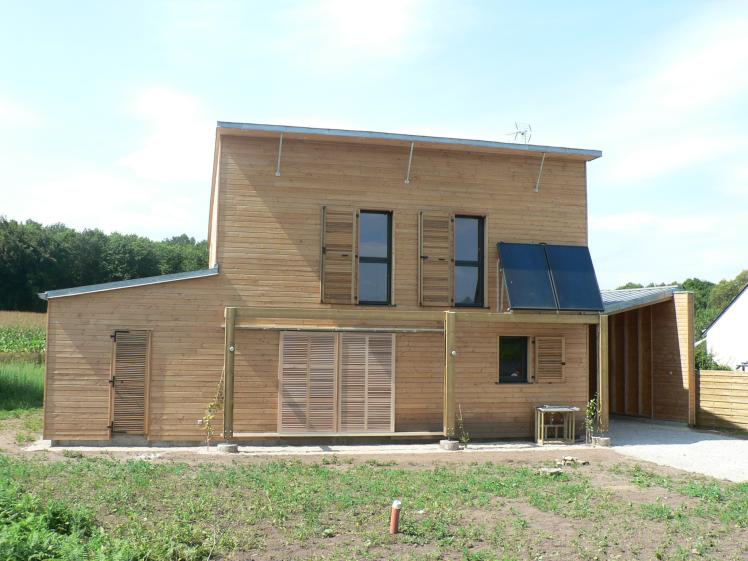 Maison bois bioclimatique à Sulniac - 2014 