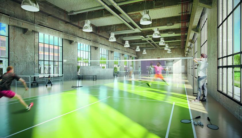 Perspective de la Salle multisport