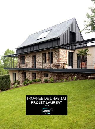 Transformation d'une grange en maison contemporaine par l'atelier S, architecte basé à Toulouse : Lauréat du trophée de l'habitat 2019