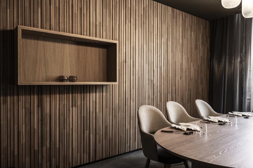intérieur restaurant gastronomique - reims champagne