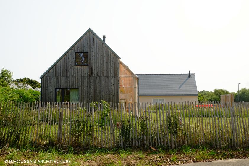 Maison ossature bois & jardin d'hiver