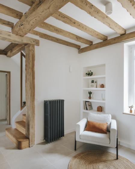 Restructuration d'une maison ancienne - Séjour