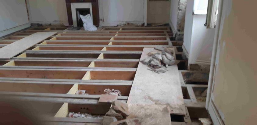renforcement d'un plancher bois